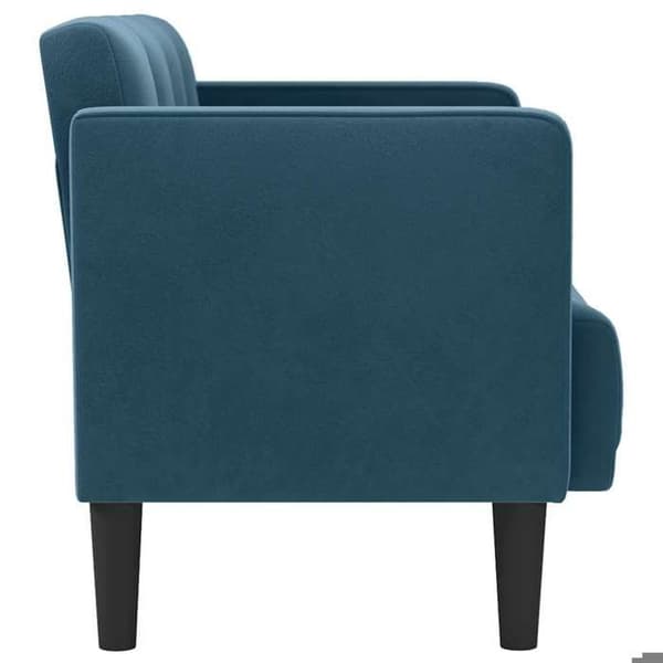 Maison Exclusive - Sofa til to personer blå 111 cm velour