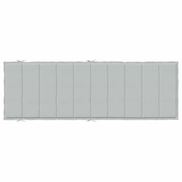 Maison Exclusive - Lys grå blandet liggestolspude 186x58x4 cm stof