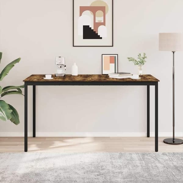 Maison Exclusive - Stående barbord i ingeniørtræ, rektangulær