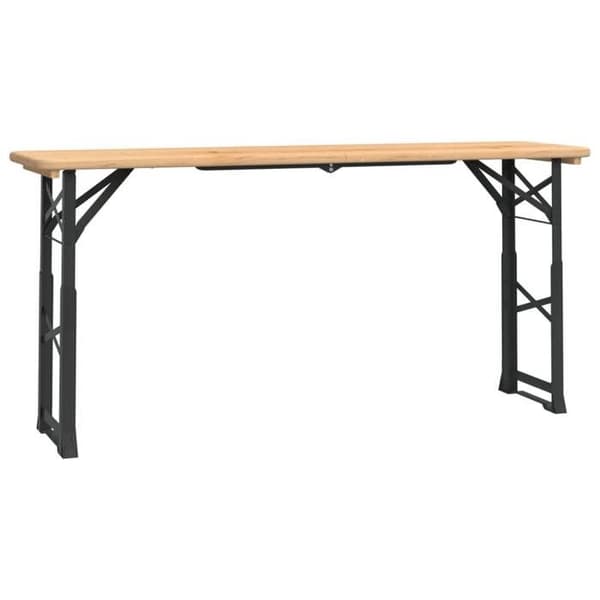 Maison Exclusive - Fällbart öltabell 170x50x75/105 cm av massivt granträ