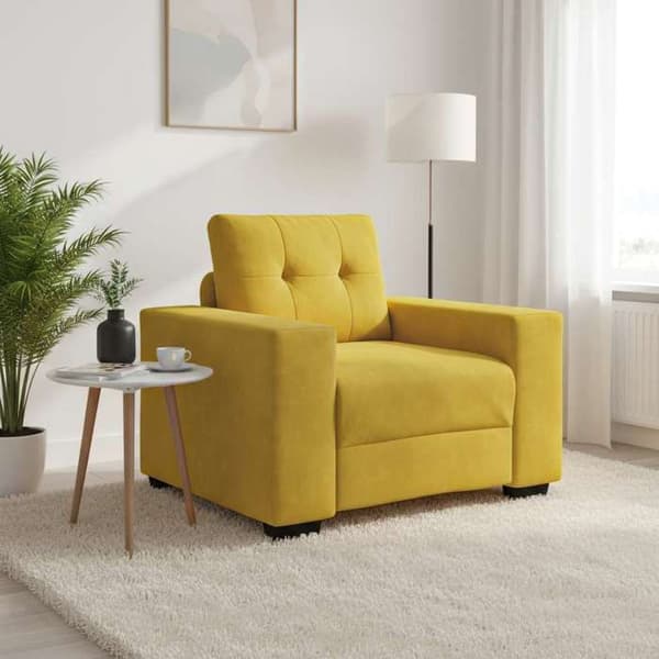 Maison Exclusive - Gul sofa stol 100x78x80 cm velour