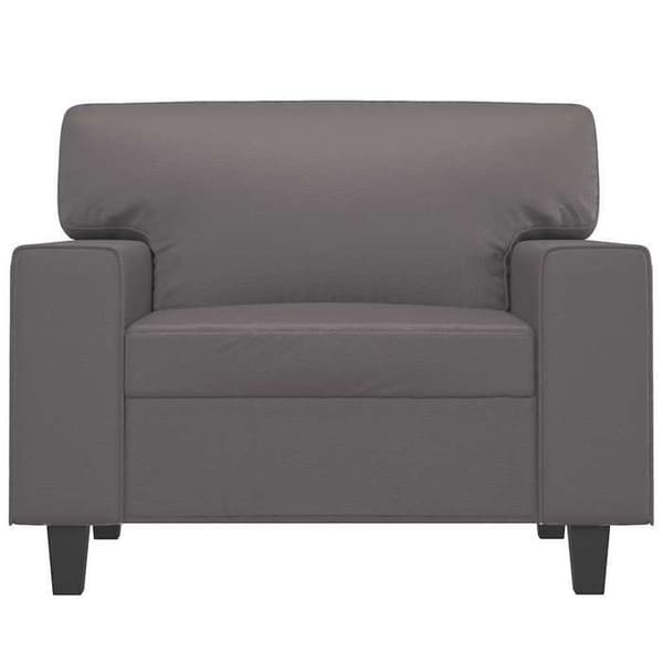 Maison Exclusive - Harmaa Tuoli 60 cm Keinonahkaa