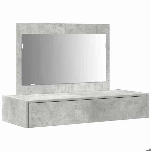 Maison Exclusive - Harmaa Meikkipöytä 100 x 40 x 70 cm Tekninen puu Grå