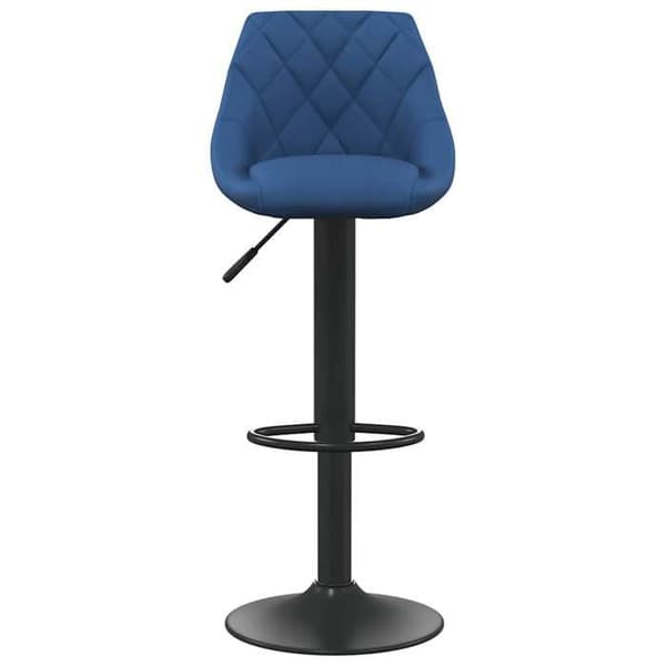 Maison Exclusive - Barstolar set om 2 blå sammet