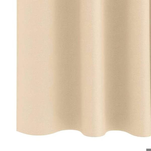 Mørklægningsgardiner - EKSKLUSIV HUS - 260 x 140 cm (2 stk) - Creme - Polyester - Blokerer 80–90% lys Grädde