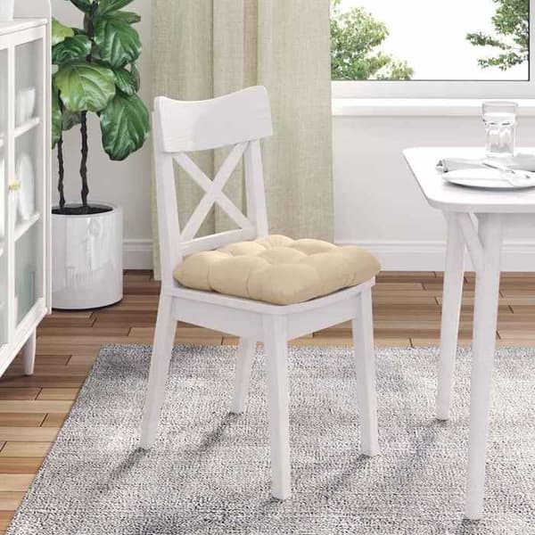Sittkuddar - EXKLUSIVT HEM - 4-pack - Mikrofiber - 40 x 40 cm - Fläckavvisande Grädde