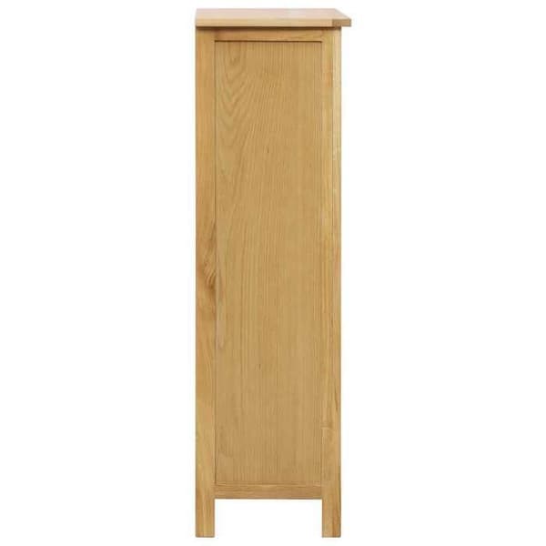Maison Exclusive - Skåp för skor 76x37x105 cm Solid ek