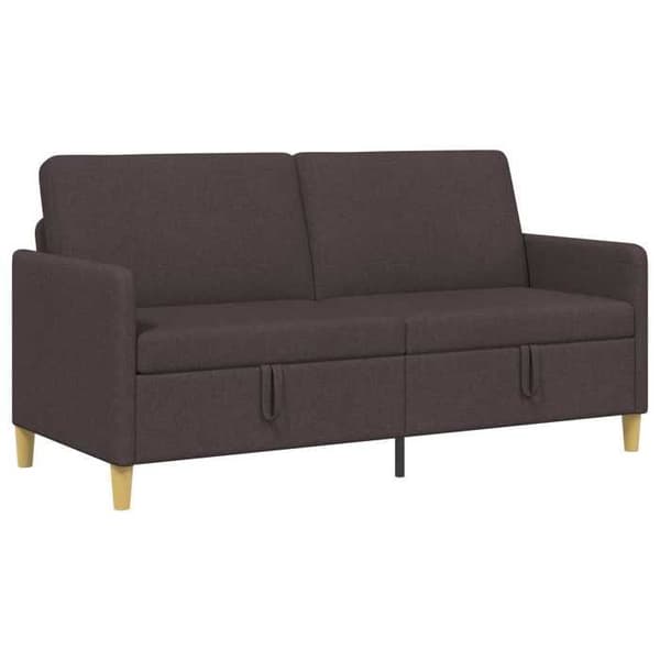 Maison Exclusive - Soffa med förvaring Mörkbrun 172 x 78 x 87 cm Polyester