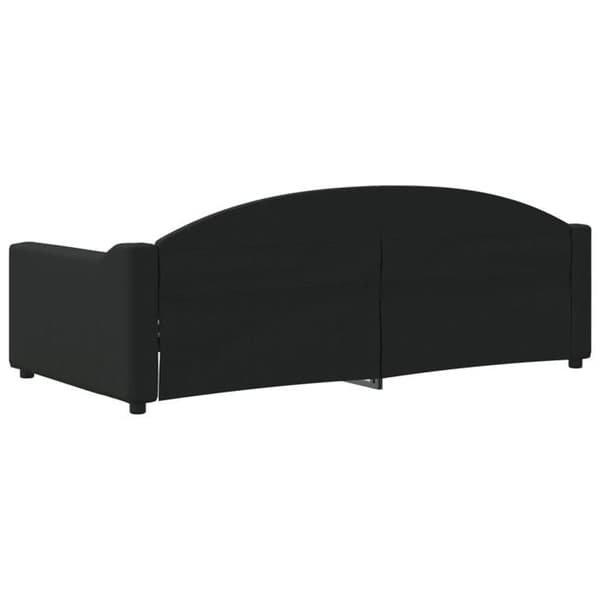 Maison Exclusive - Sengebænk uden madras sort 90x190 cm stof