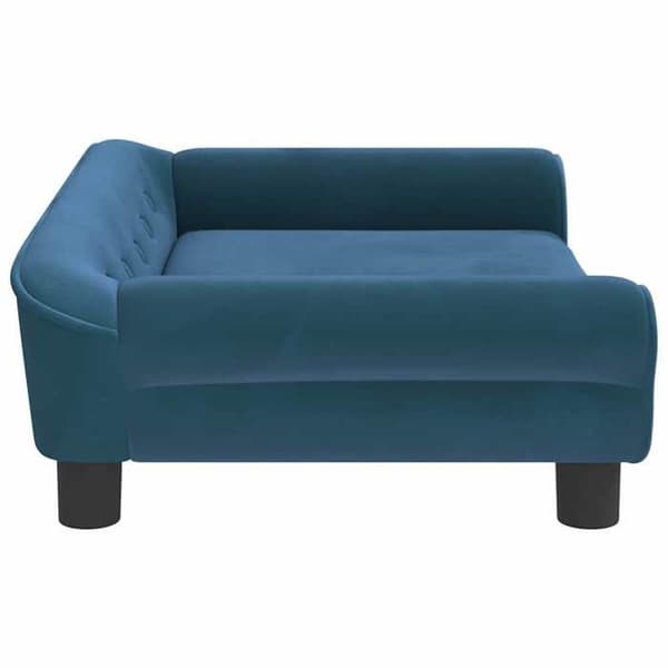 Maison Exclusive - Hundsäng blå 70x48x22 cm sammet Blå