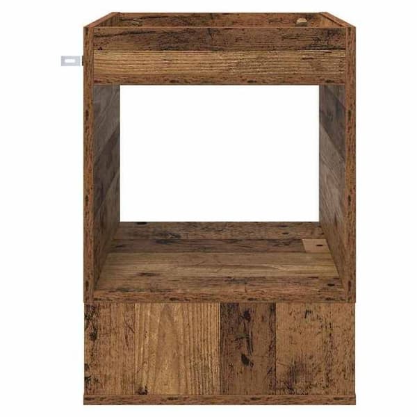 Sideborde - MAISON EXCLUSIVE - 2-delt sidebord - Ingeniørtræ - Rektangulær 40x40x56 cm - Brun