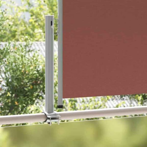 Sammenklappelig sideopbevaring - EKSKLUSIV HUS - 100x300 cm - Brun - UV-bestandig polyester - Manuel brun