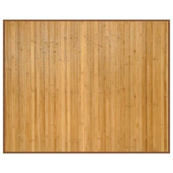 Maison Exclusive - Naturlig rektangulær tæppe 80x100 cm bambus Neutrala tonar