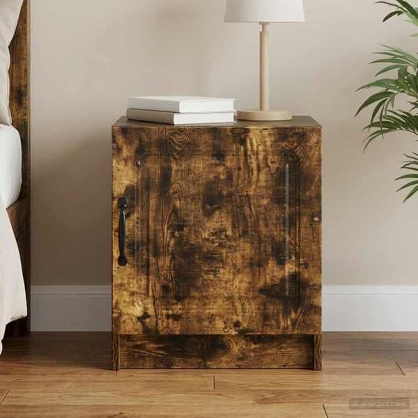 Maison Exclusive - Natbord Røget eg 43 x 34,5 x 47 cm