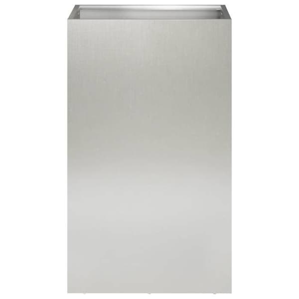 Maison Exclusive - Puutarhakori 2 kpl Hopea 40 x 40 x 50 cm Silver
