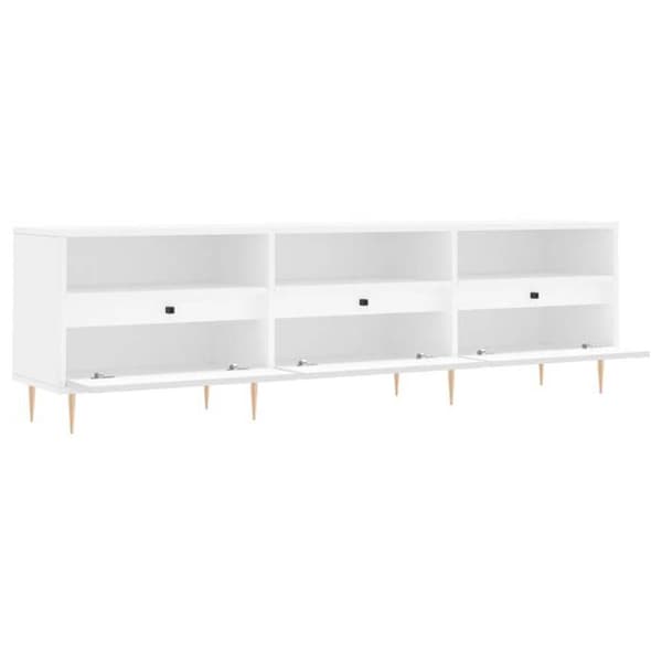 Maison Exclusive - TV-möbel vit 150x30x44,5 cm ingenjörsträ Vit