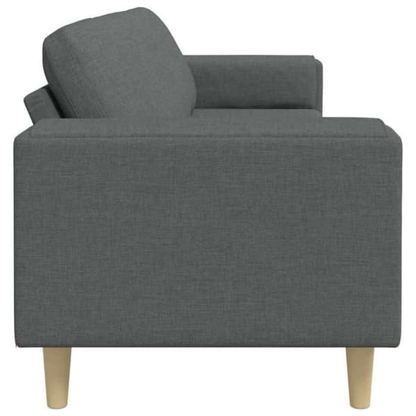 Soffa - EXKLUSIVT HUS - 250 x 77 x 76 cm - Mörkgrå - Polyesteröverdrag - Träben Mörkgrå