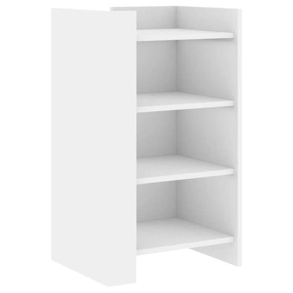 Maison Exclusive - Hvidt buffet 45x35x75 cm ingeniørtræ