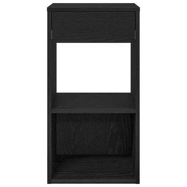 Maison Exclusive - Yöpöytä mustalla laatikolla 35x34x66,5 cm