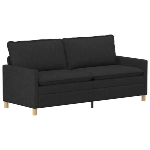 Maison Exclusive - 2-delars Soffset i Svart Tyg
