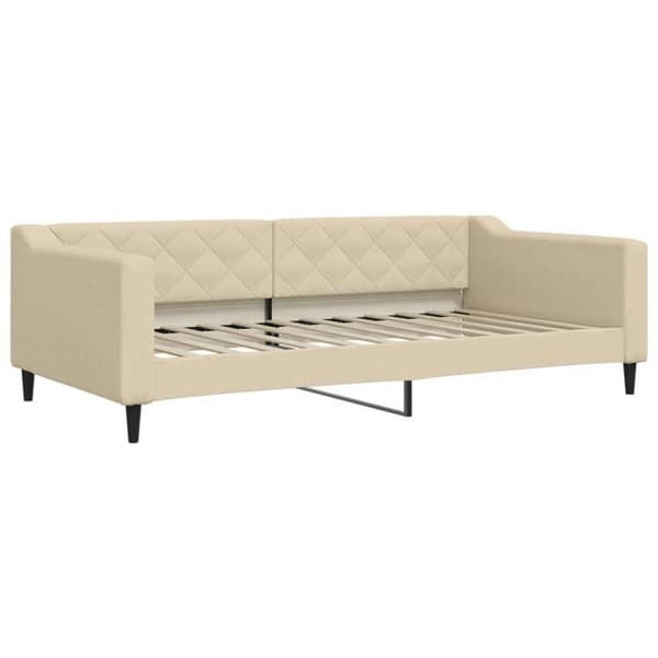 Maison Exclusive - Päivävuode, jossa on vaaleanpunainen vuode 100x200 cm kangas