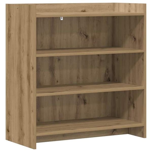 Maison Exclusive - Buffet i håndlavet egetræ 75 x 36 x 80 cm Ingeniørtræ