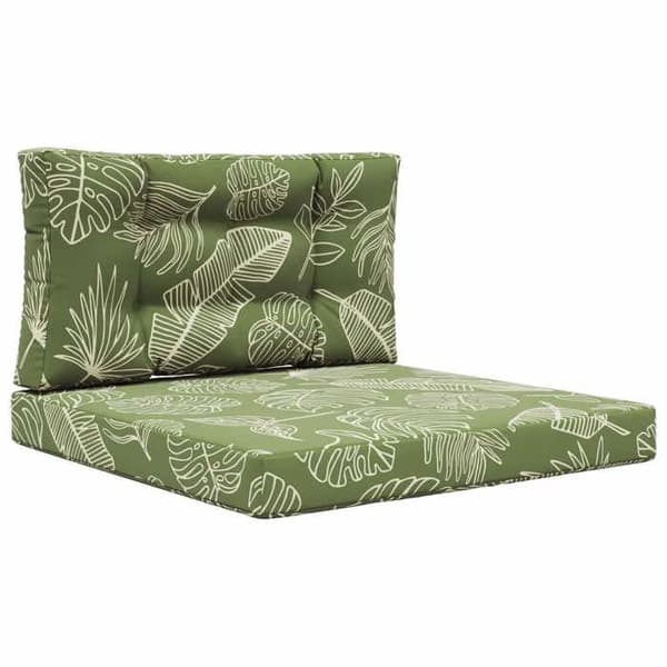 Utomhuskudde - EXKLUSIV HEM - Blad - Polyester - Dragkedja - Skumfyllning