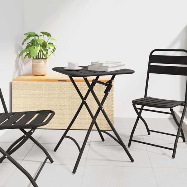 Maison Exclusive - Bistro bord Anthracite 55 x 55 x 72,5 cm