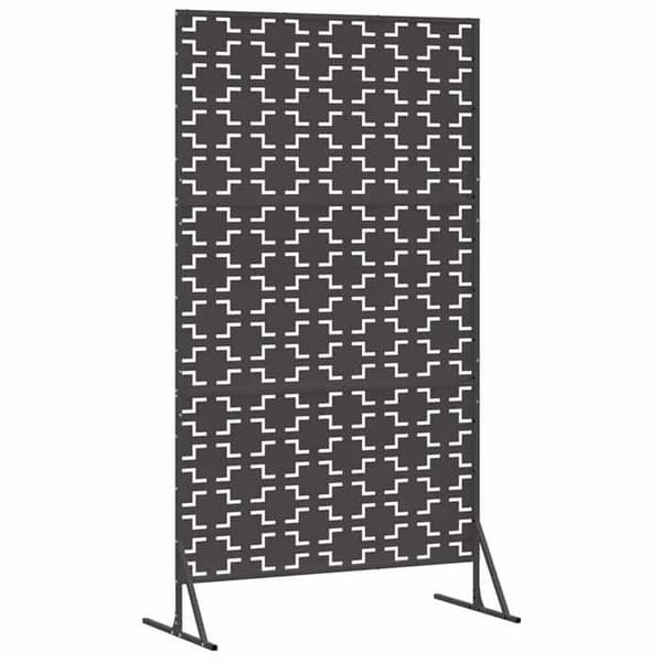 Maison Exclusive - Integritetsskärm 100 x 50 x 180 cm Svart Stål