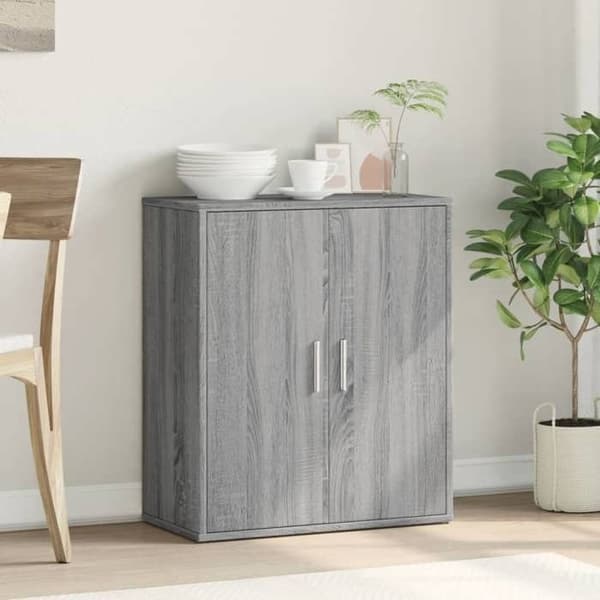 Maison Exclusive - Buffé Sonoma grå 60x31x70 cm ingenjörsträ