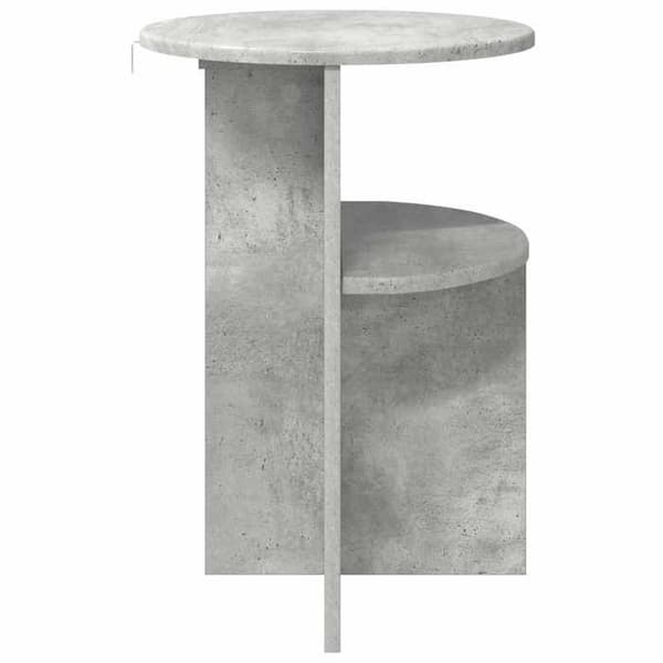 Maison Exclusive - Sidebord Grå beton Ø 39,5 x 55 cm Ingeniørtræ