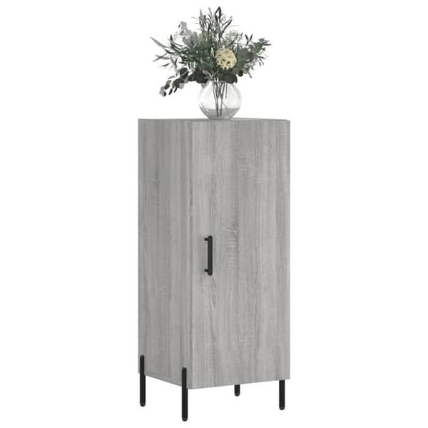 Maison Exclusive - Buffet Sonoma grå 34,5x34x90 cm Ingenjörsträ