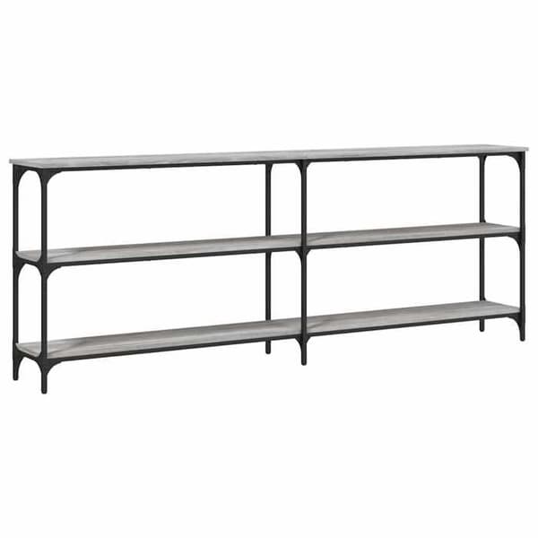 Maison Exclusive - Consolebord sonoma grå 200x29x75 cm i ingeniørtræ Sonoma grå