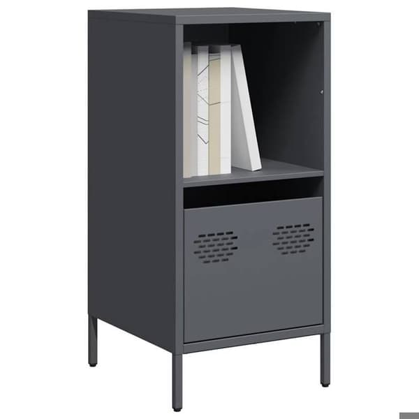 Maison Exclusive - Anthracite buffet 35x39x73,5 cm kylmävalssattua terästä