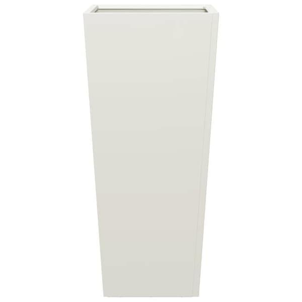 Maison Exclusive - Blomlådor 2 st vit 35x35x75 cm stål