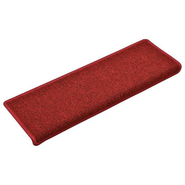 Maison Exclusive - Trappmatta 30 stycken 65 x 21 x 4 cm Röd Rektangulär kant