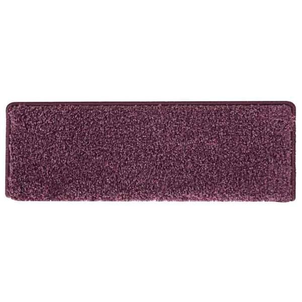 Maison Exclusive - Trappe tæppe 15 stykker 65 x 21 x 4 cm Mørk lilla Rektangulær kant