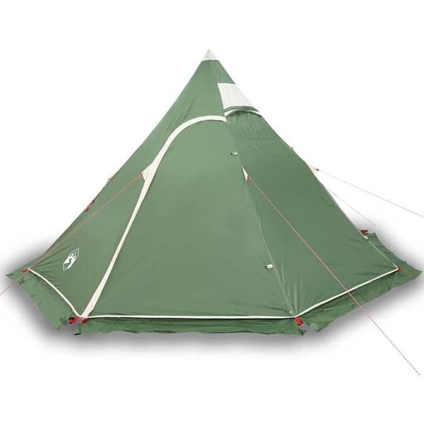 Maison Exclusive - Vihreä vedenpitävä tipi-teltta 5 hengelle