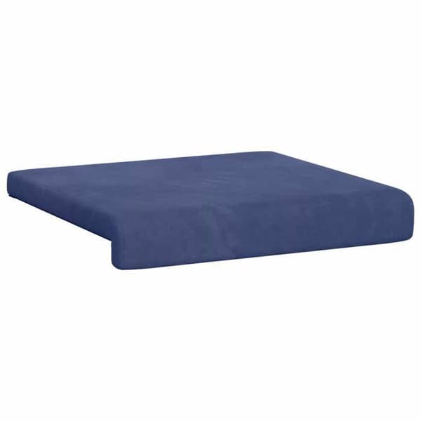 Maison Exclusive - Bänkdyna 2 st Sammet Blå djup 35 cm