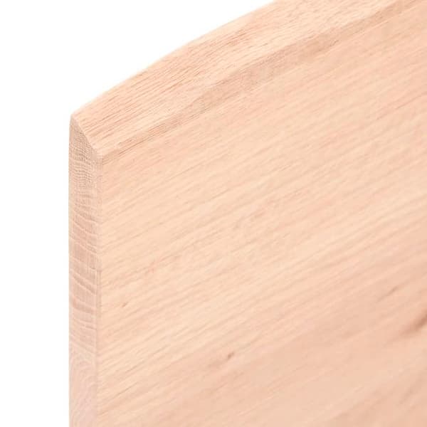 Maison Exclusive - Væghylde 40x60x2 cm ubehandlet massiv egetræ
