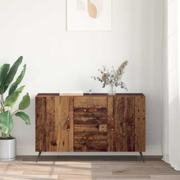 Maison Exclusive - Buffé i gammalt trä 100 x 36 x 60 cm Ingenjörsträ