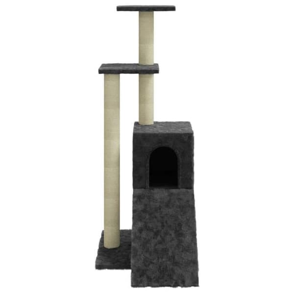 Maison Exclusive - Katte træ med sisal kløer Mørkegrå 92 cm Mörkgrå