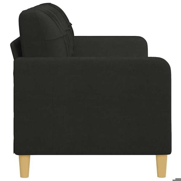Maison Exclusive - Soffa 3-sits Svart 180 cm Tyg