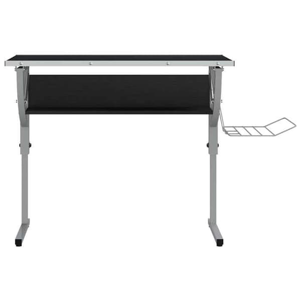 Maison Exclusive - Sort og grå håndværksbord 110x53x(58-87) cm svart och grått