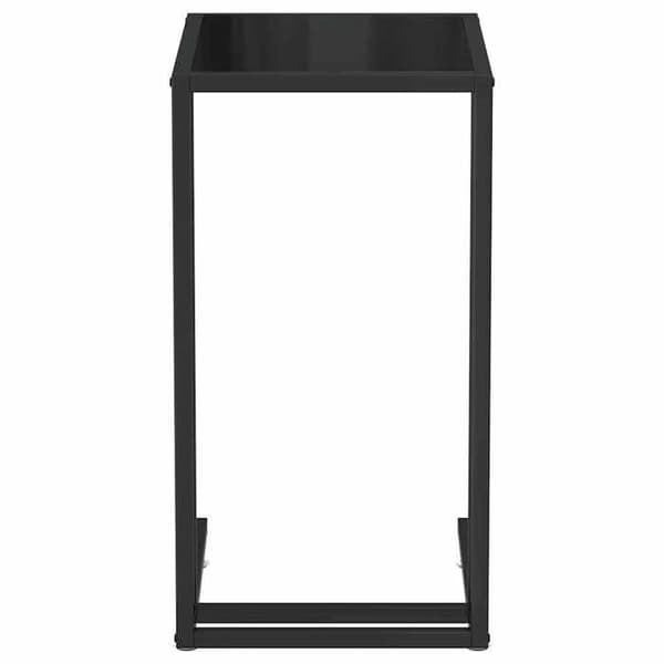Maison Exclusive - Sidebord til computer Sort 50x35x65 cm Tempereret glas