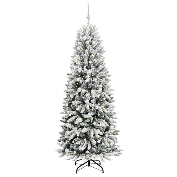 Maison Exclusive - Konstgjord Julgran Vit 210 cm