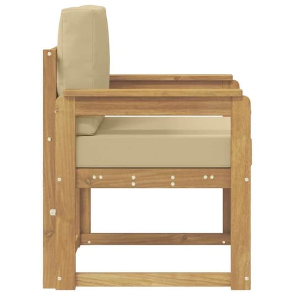 Maison Exclusive - Udendørs Sofa i Polyester Hvid og Beige