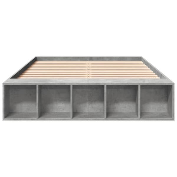Maison Exclusive - Sengestel uden madras grå beton 120x190 cm