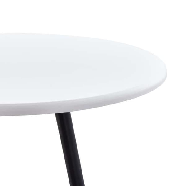 Maison Exclusive - Hvid barbord 60 x 107,5 cm MDF