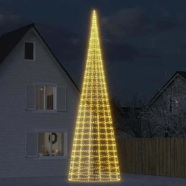 Maison Exclusive - LED-julgran 3000 LED vit 800 cm